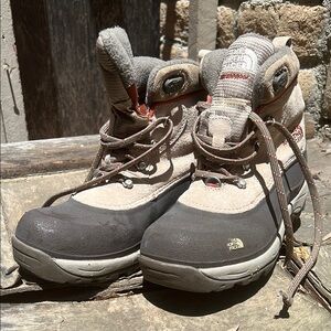 The North‎ Face Tan and Black Outdoor Boots